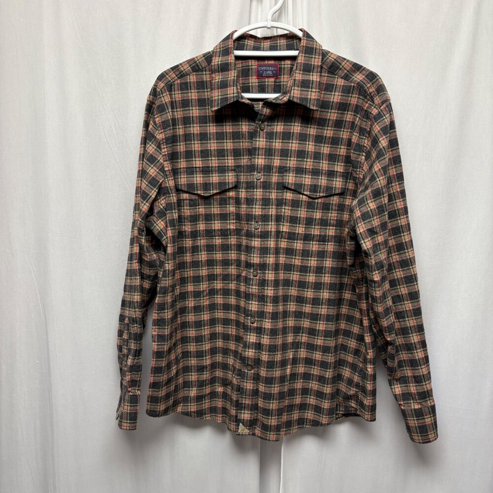 UNTUCKit Frunza Plaid Button Up Shirt Mens Size XL Cotton Long Sleeve Casual